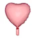18" Kalp Makaron Pembe Folyo Uçan Balon