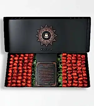 Premium 100 Kutuda 100 Kırmızı Gül