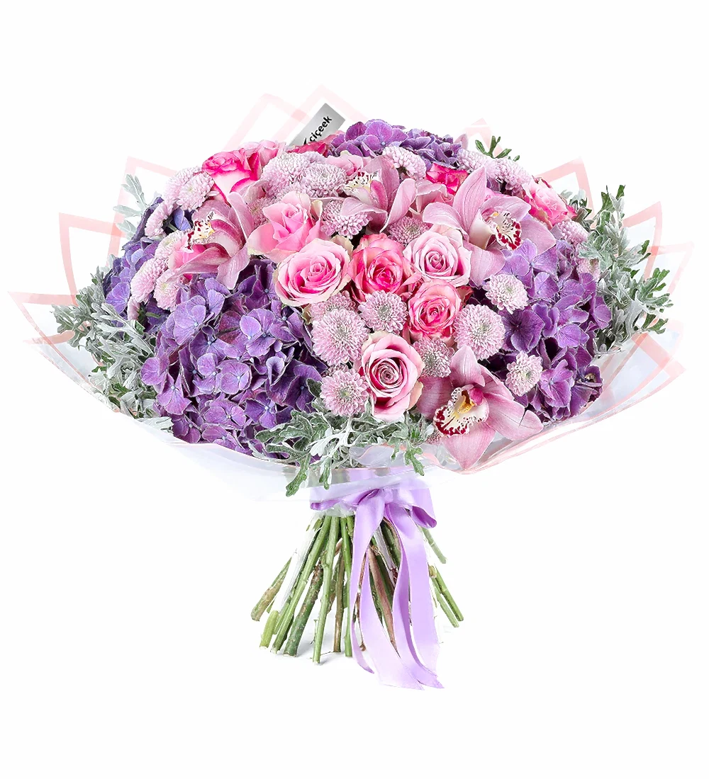 Pembe Düş Buketi Pinky Grande